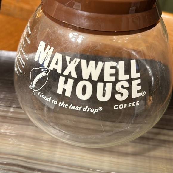 Vintage Maxwell House Glass Coffee E-174 Carafe Vintage Maxwell House Coffee Pot - Picture 3 of 13